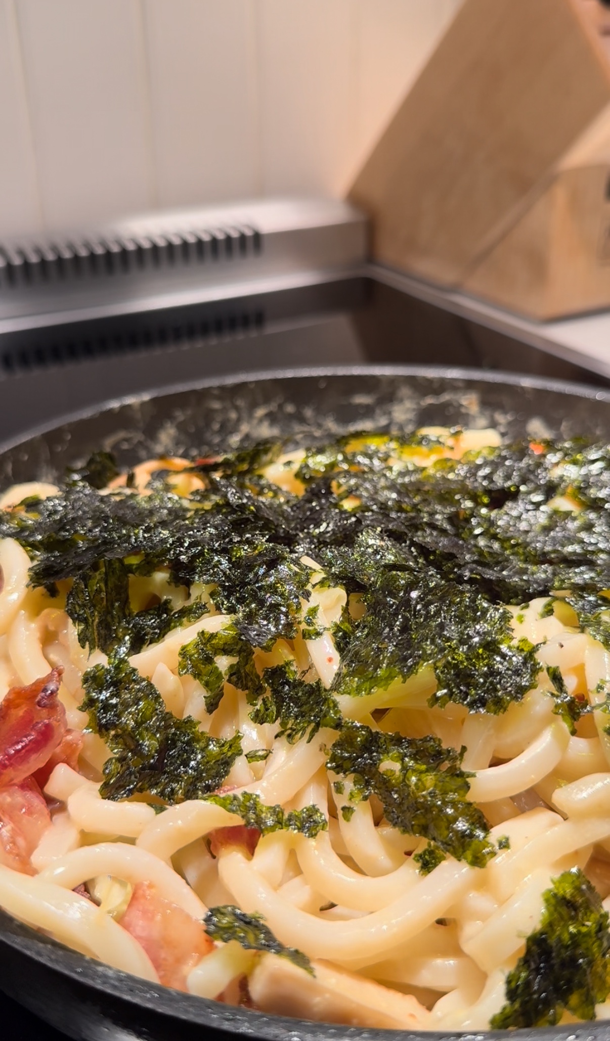 Miso Udon Carbonara